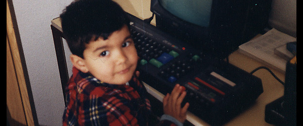My first computer: an Amstrad CPC 464.