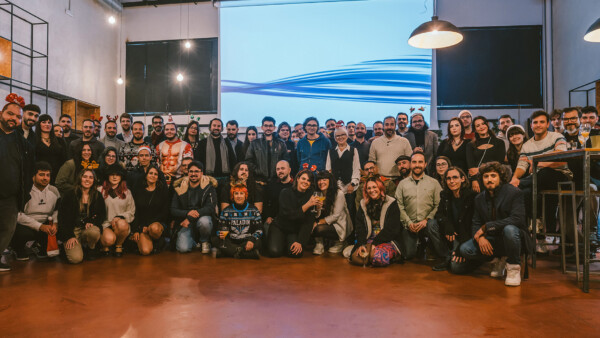 2023 - The Game Kitchen team during the annual TGK party. Look how much the team grew in just a few years!