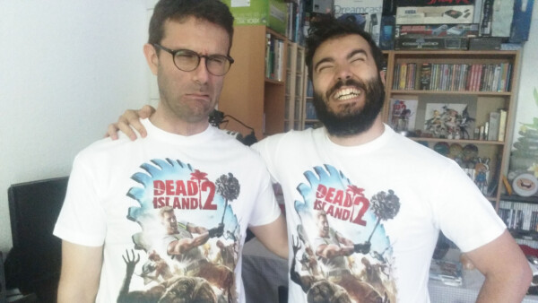 2015 - With my spanish colleague Francisco Javier the day Dead Island 2 was cancelled.